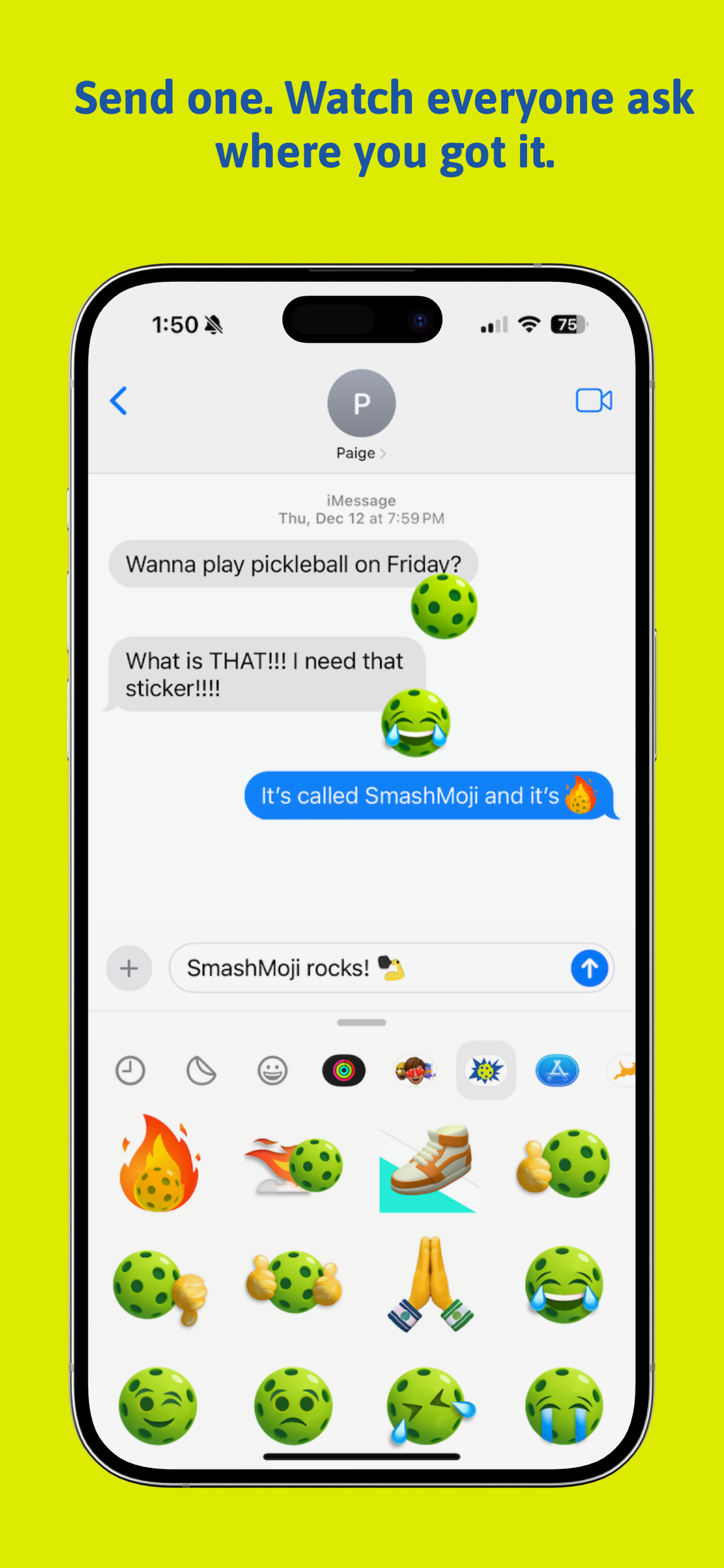 SmashMoji: Pickleball Emojis