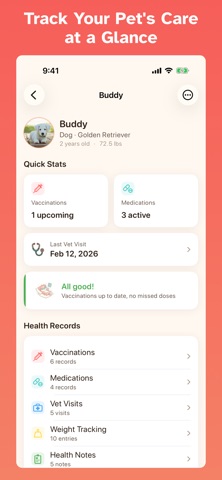 Pet Health Journal Log: VetKit screenshot