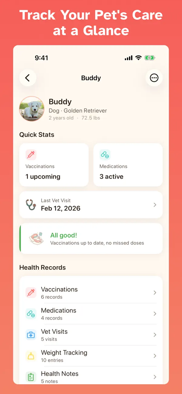 Screenshot #2 pour Pet Health Journal Log: VetKit