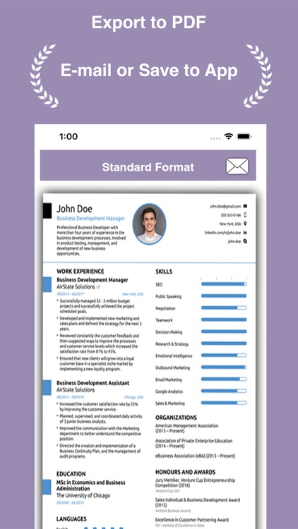 Resume Maker & CV Maker -PDF