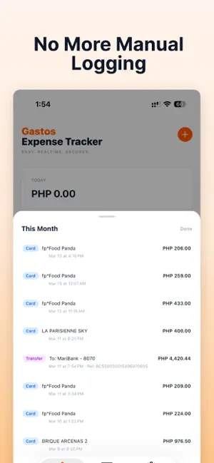 Gastos - Expense Tracker screenshot 2