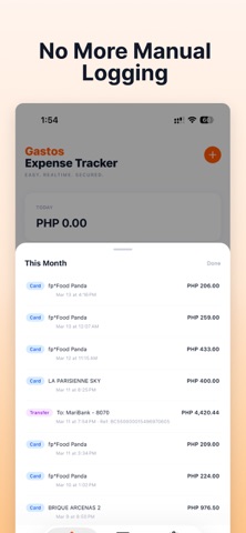 Gastos - Expense Tracker screenshot