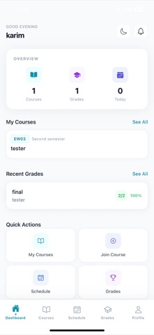 EduTracker by OMREX iPhone screenshot