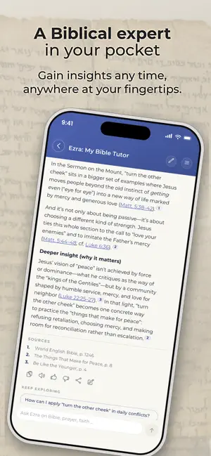 Ask Ezra: Your AI Bible Tutor screenshot 2