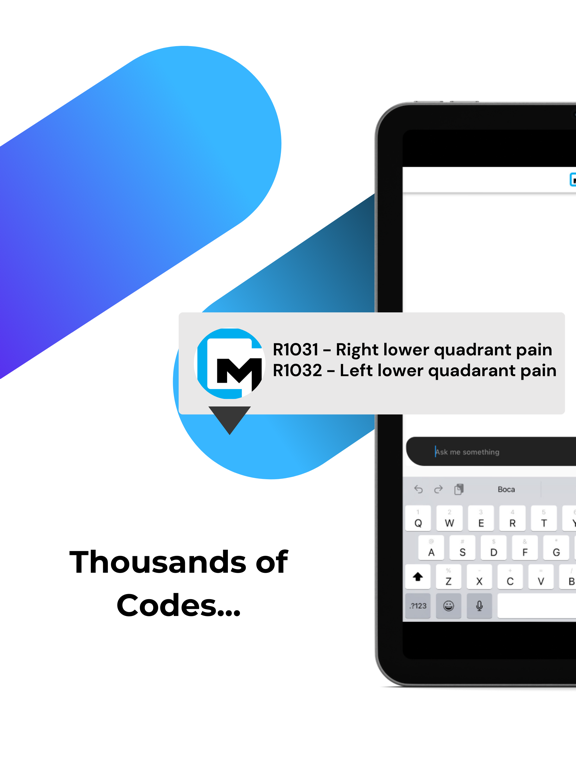 CodeMD - AI Code Finder iPad screenshot 2 - Medical app