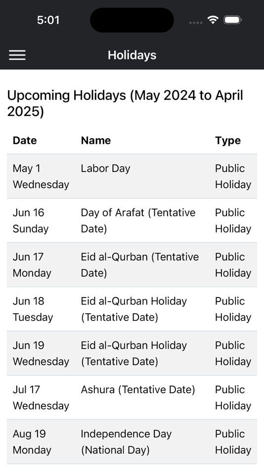 #6. Afghan Calendar (iOS) 由: Revit Technologies