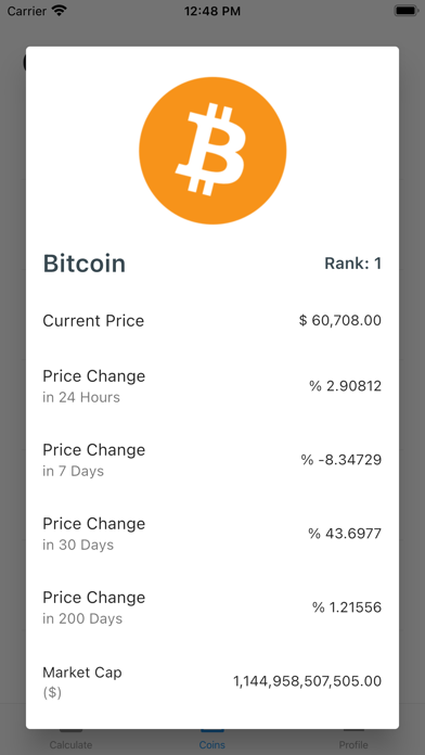 Crypto Lists and P&L - Velto Screenshot