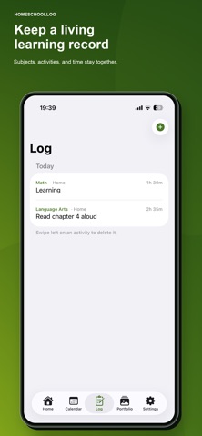 HomeschoolLog: School Records iPhone screenshot