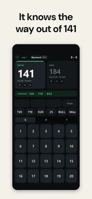Darts Scorekeeper: 501 & X01 screenshot 2