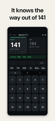 Darts Scorekeeper: 501 & X01 Screenshot 2 of 5
