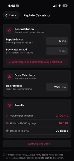 PeptiFlux screenshot 2