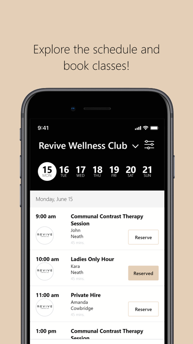 Revive Wellness Club Screenshot