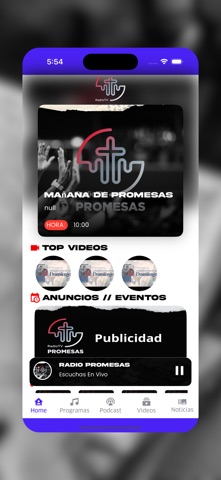 Radio Promesas iPhone screenshot