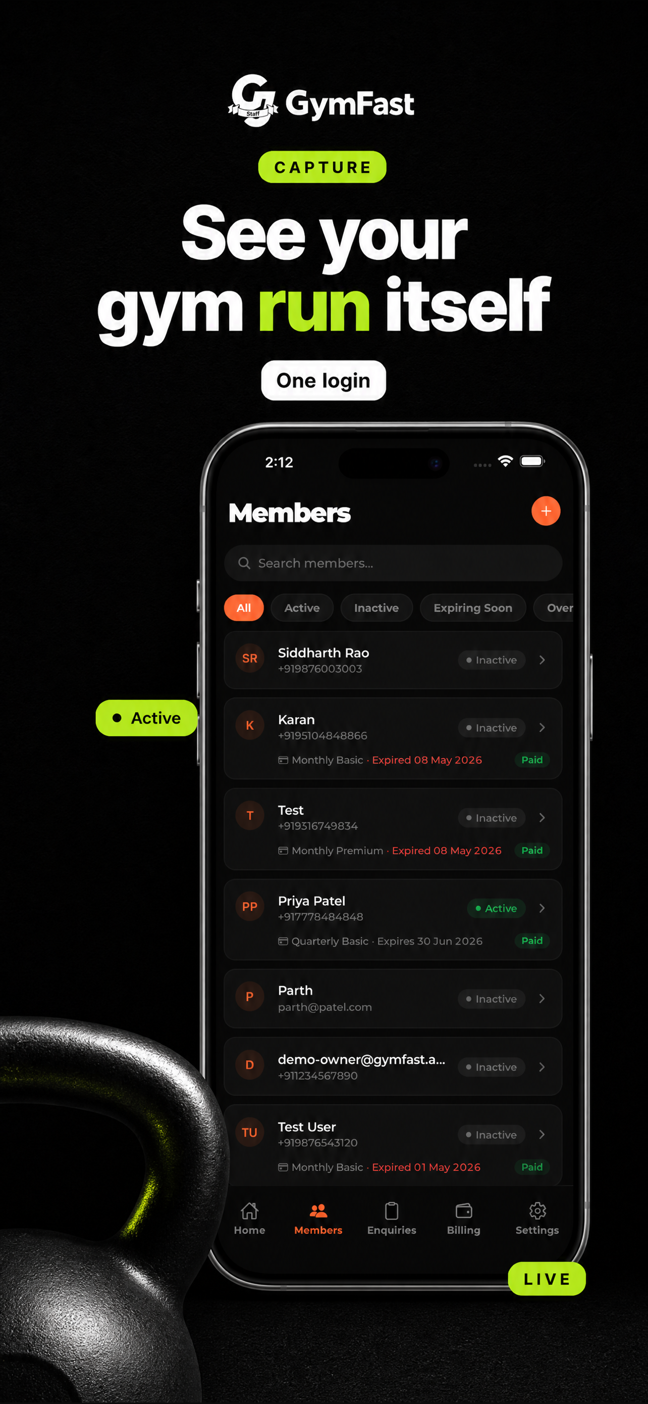 GymFast: Gym Management App screenshot 4