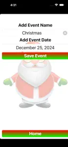 Santa Days to Go screenshot #2 for iPhone