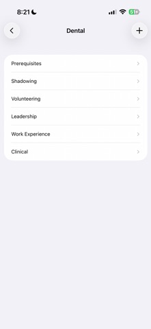 GradTrack: Pre-Health Tracker screenshot