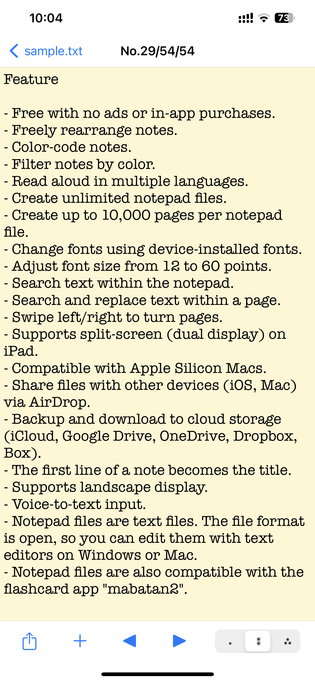 EZ Notepad plus - Symple note