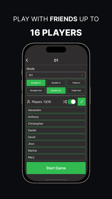 Darts - Simple Scoreboard Screenshot