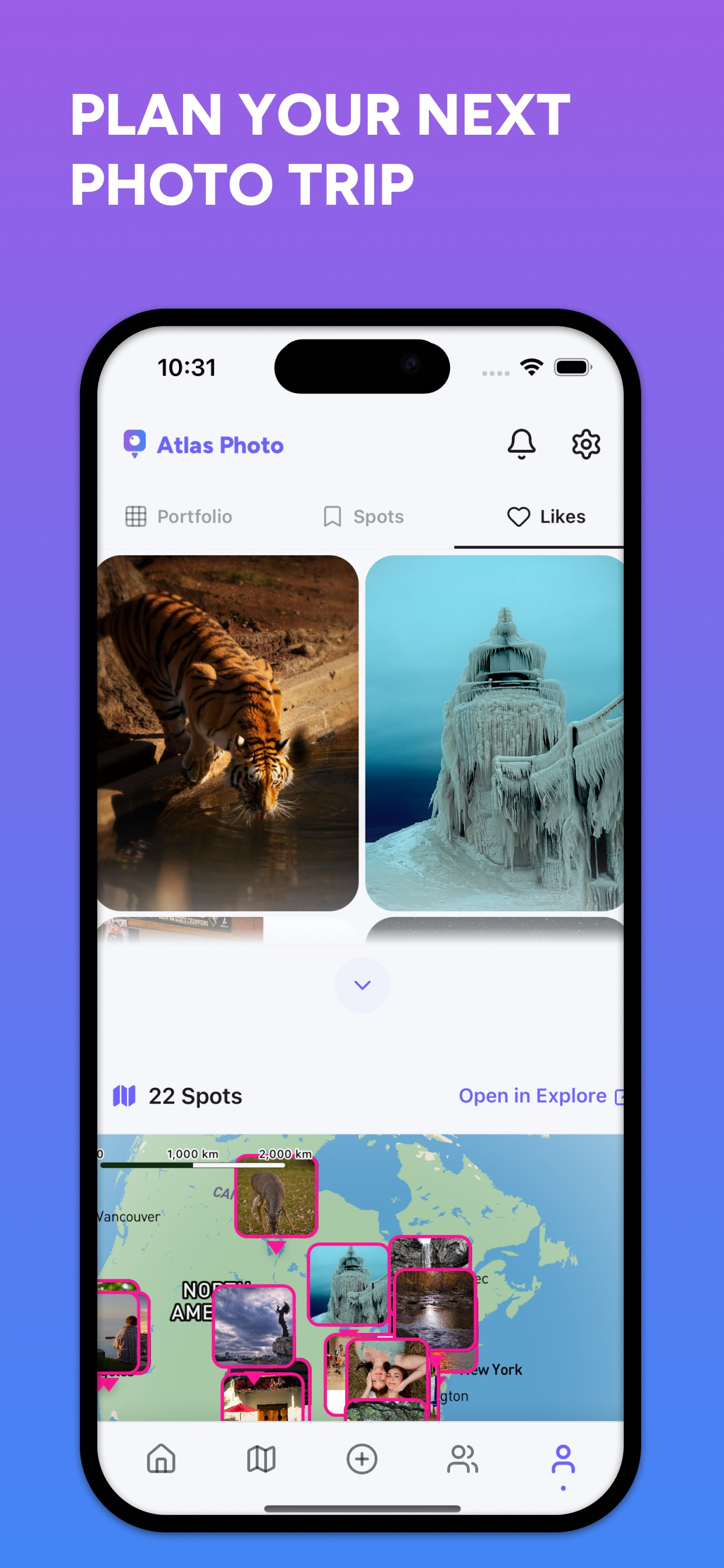 Atlas Photo – Spot Finder