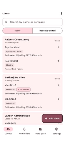Bijtelling: Company Car NL screenshot 2