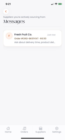 Servd iPhone screenshot