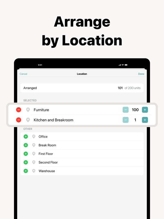 Assetsy: Inventory Tracker App iPad screenshot 3 - Business app