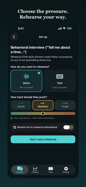 Hold the Floor: Mock Interview screenshot 2