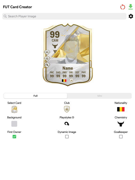 Screenshot #6 pour FUT 25 Card Creator