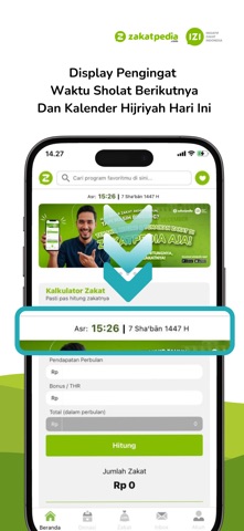 Zakatpedia:Zakat Infak Sedekah screenshot