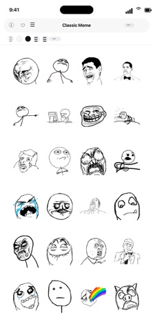 Classic Meme Stickers Screenshot 2 of 5