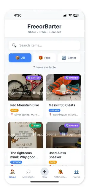 FreeorBarter screenshot 1