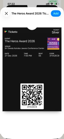 Ticketo App screenshot