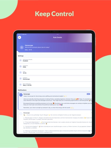 Pinq - Smart Notifications iPad screenshot