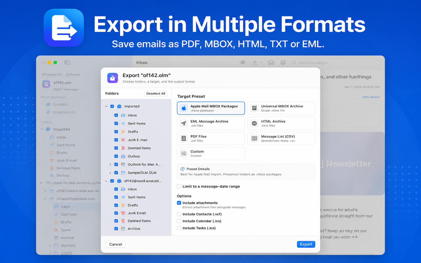 OLM Viewer for Outlook screenshot 19