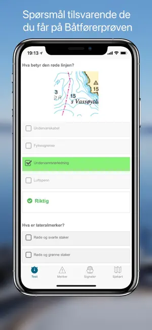 Båtførerprøven - Bestå prøven screenshot 2