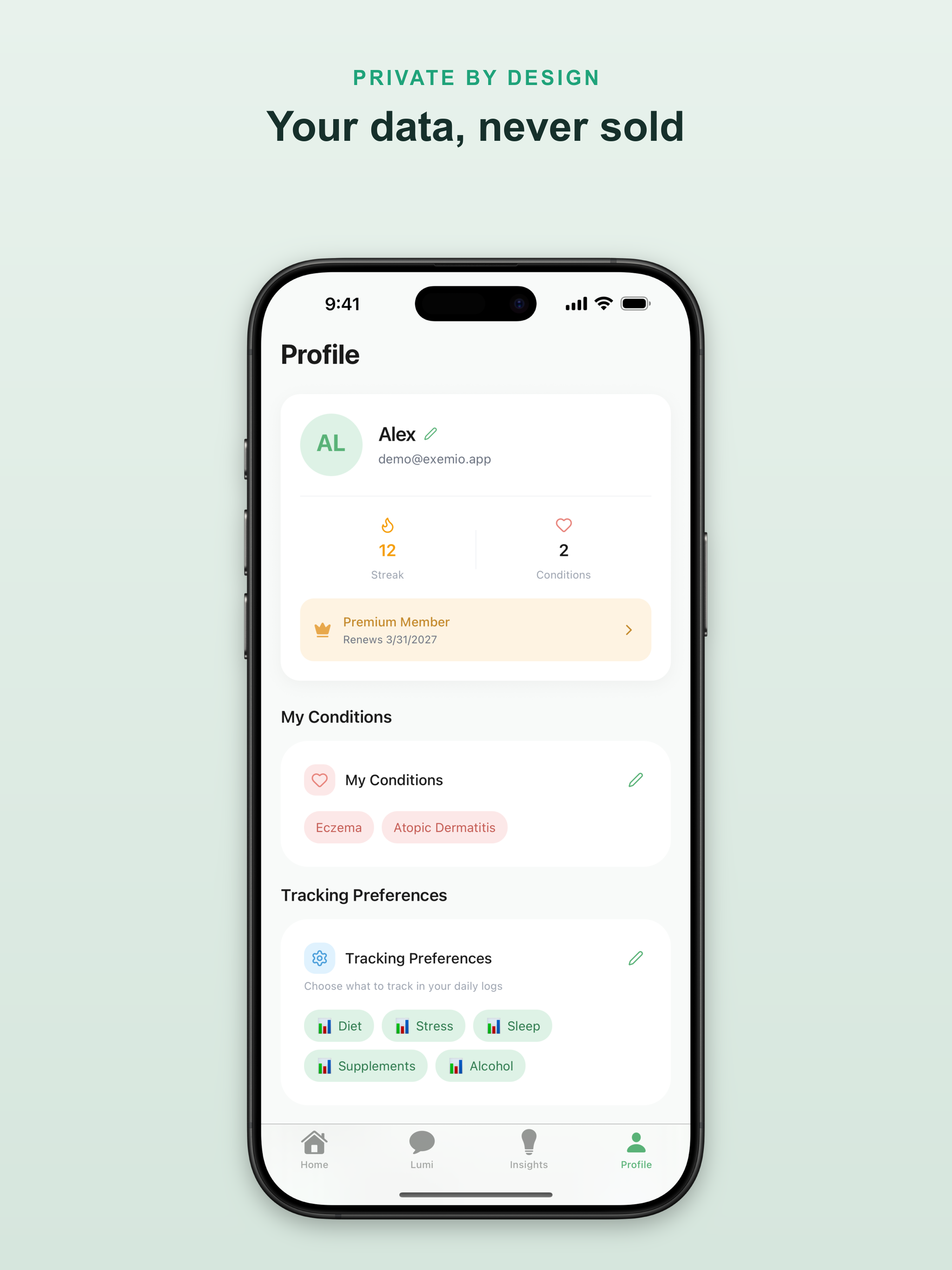 Exemio: Eczema Tracker