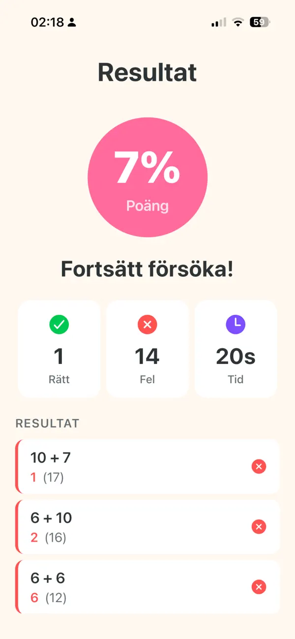 Screenshot #3 pour MatematikMästaren Pro