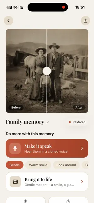 Memora: AI memories screenshot 4
