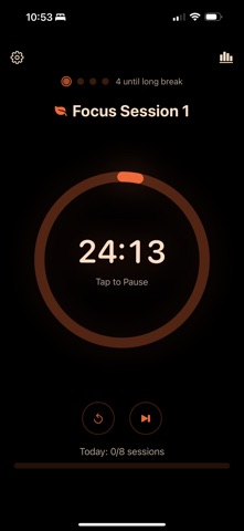 No BS Pomodoro screenshot