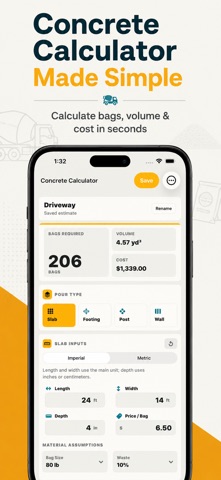 MixYard: Concrete Calculator Screenshot 1 of 7