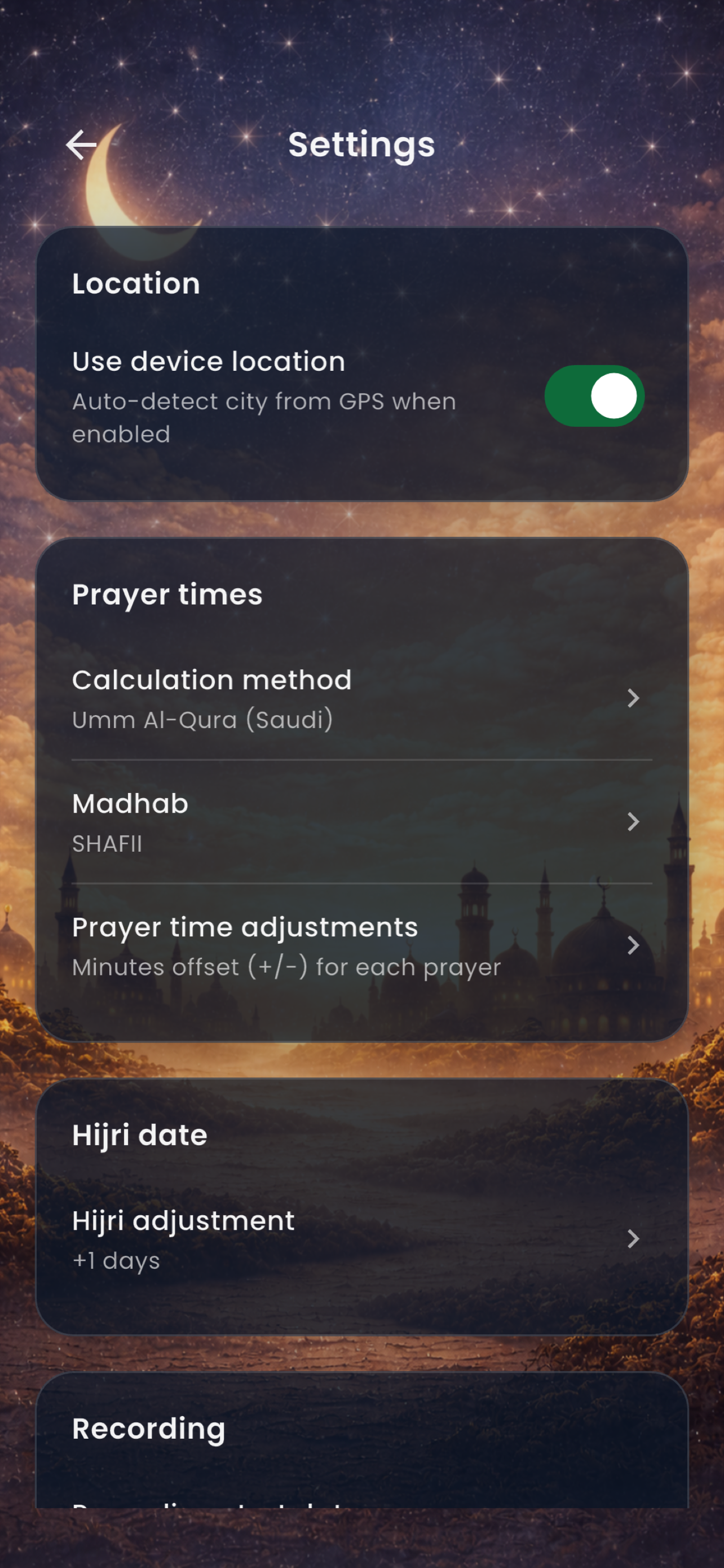 Islamic Prayer Manager (IPM) screenshot 8