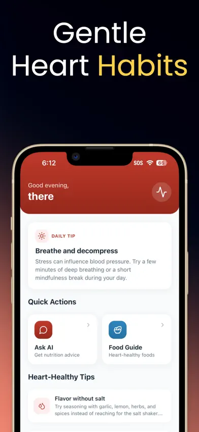 Blood Pressure AI Nutritionist screenshot 1