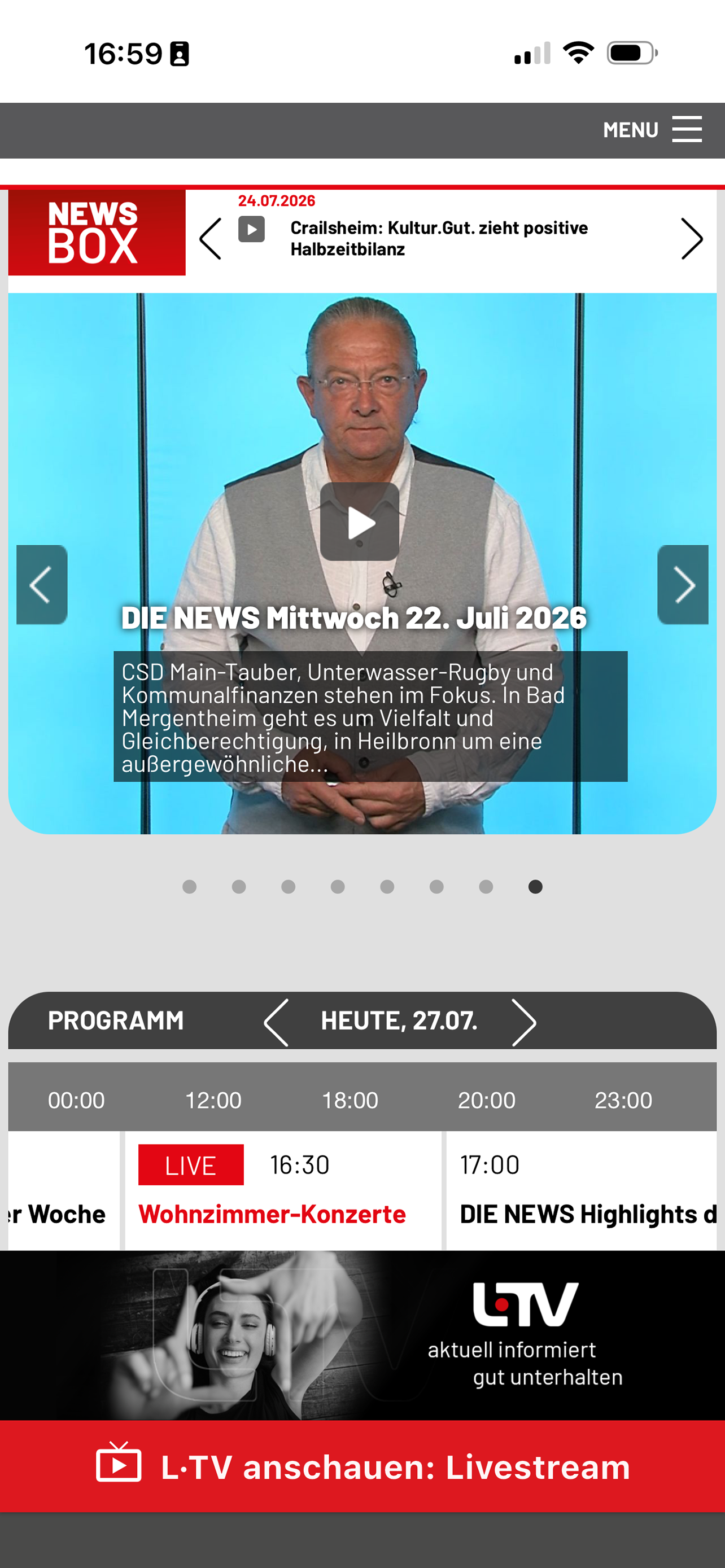L-TV Landesfernsehen screenshot 4