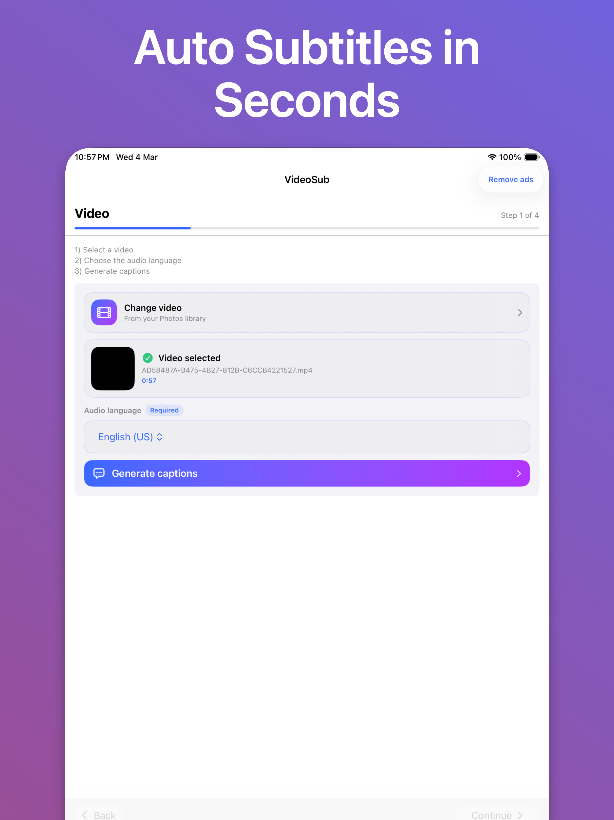 VideoSub: Auto Captions screenshot 7