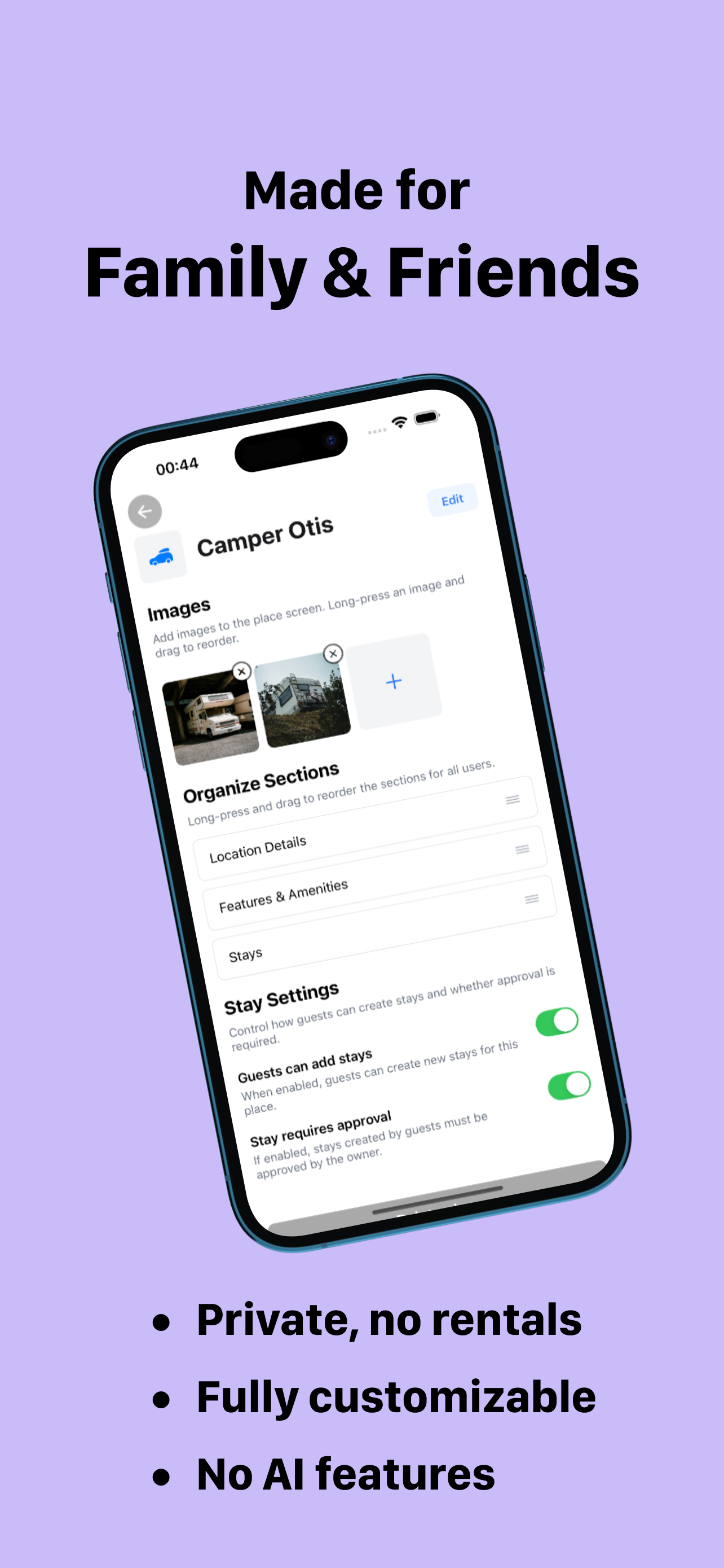 Casana – Shared Home Calendar