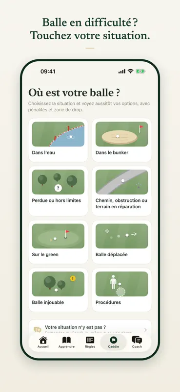 Règles de Golf: Quiz & Aide screenshot 3 of 10