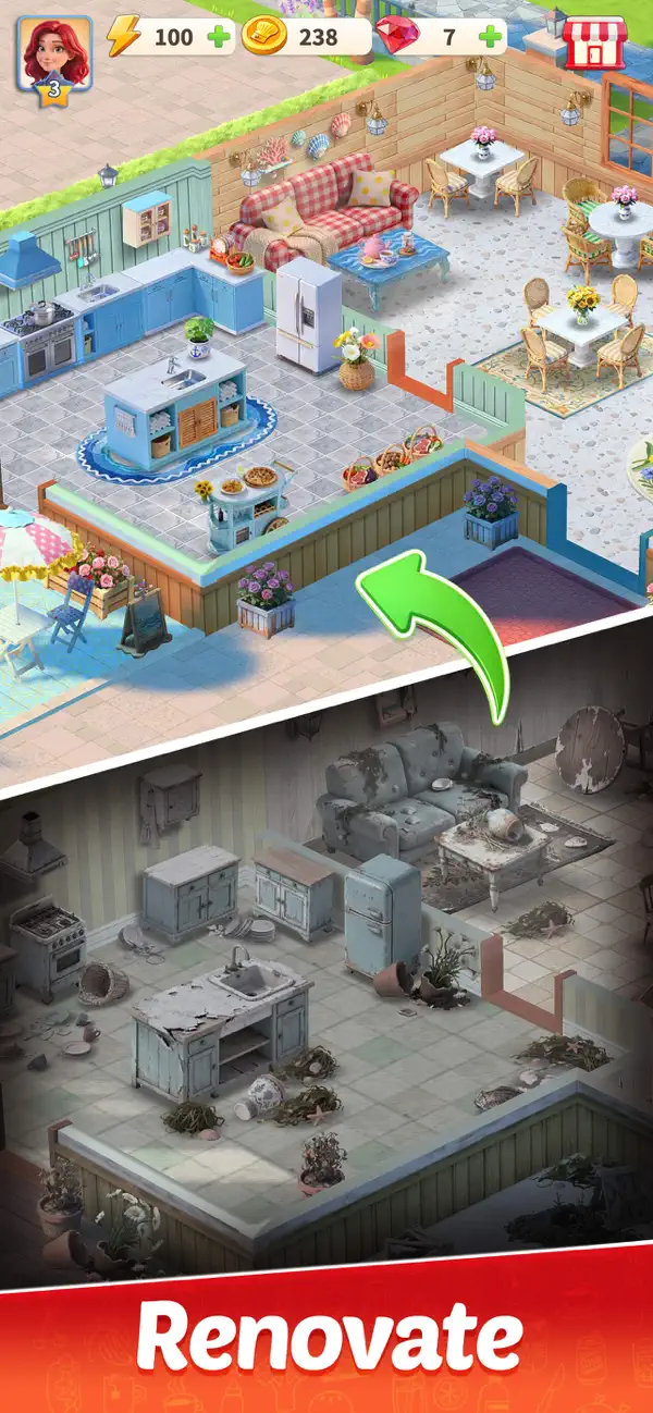 #5. Her Comeback: Merge & Story (iOS) Przez: Judian Technology International