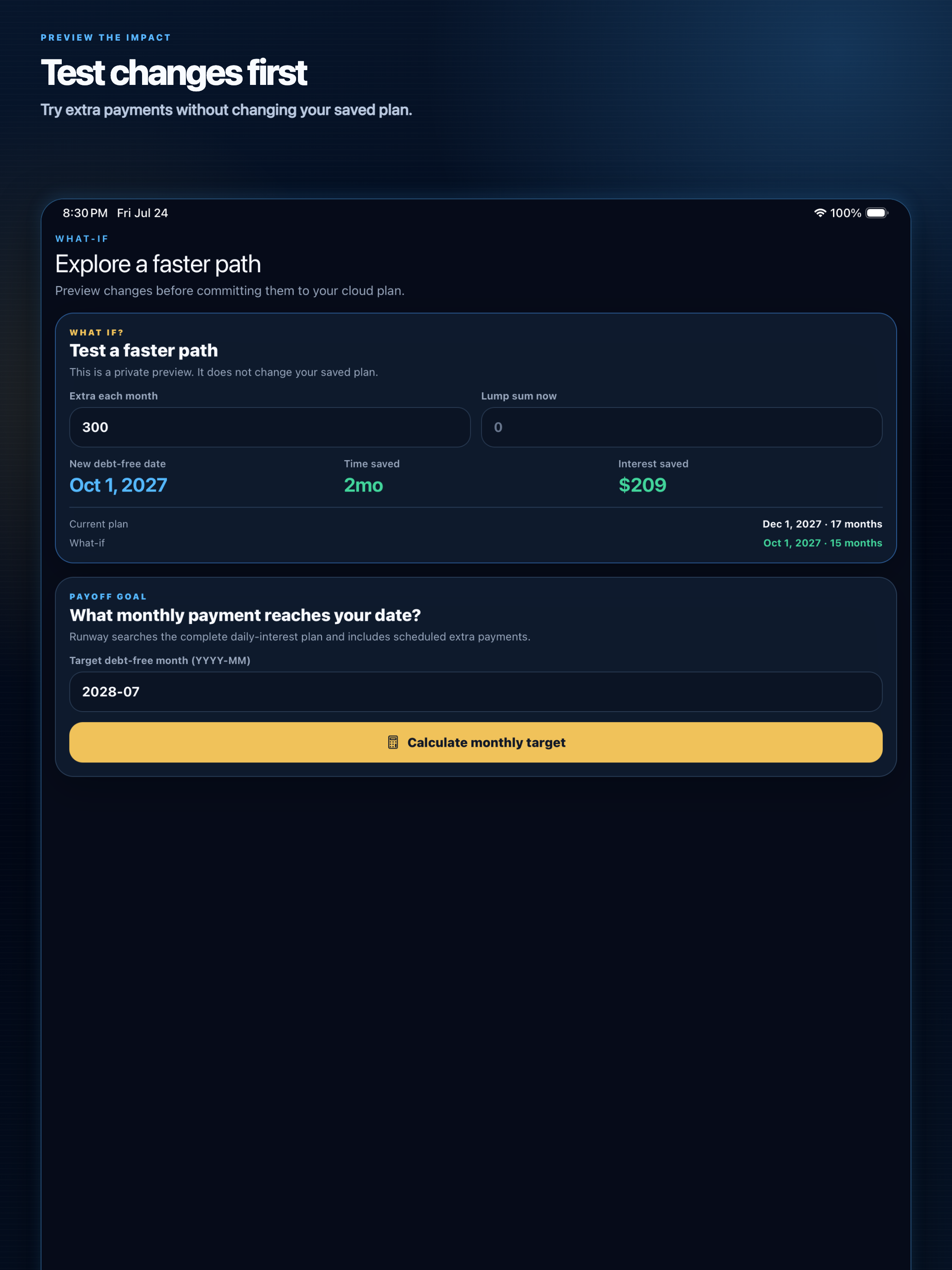 Runway: Debt Payoff Planner screenshot 11