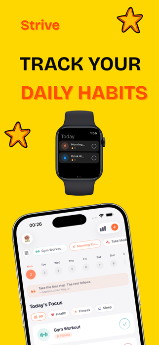 Strive - Habit Tracker Screenshot 1 of 10