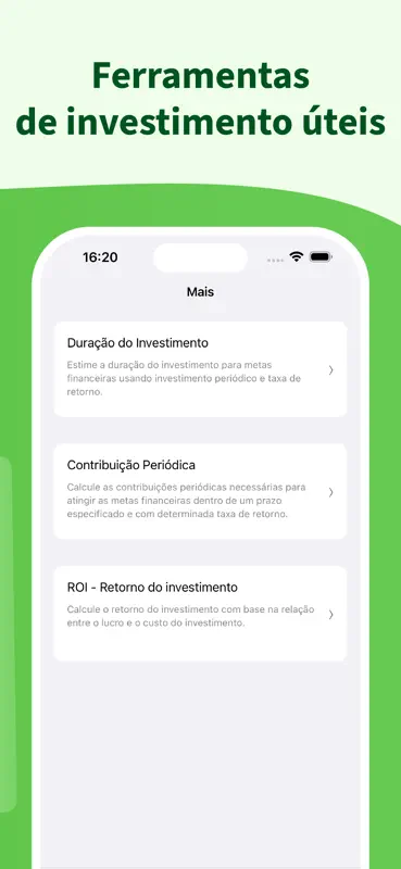 Simulador de investimentos + screenshot 4 of 4
